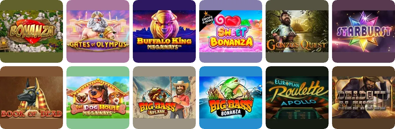 SlotMonster Casino game lobby